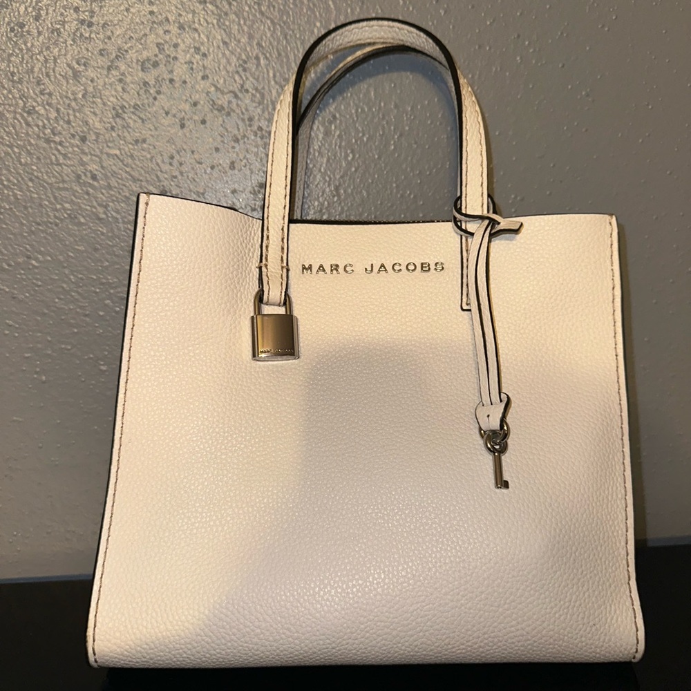 Marc Jacobs Cream Leather Tote